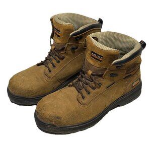 Ariat Turbo 8" Waterproof Composite Toe Work Boot Bark Men's Sz 10.5 EE F2413-18